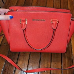 Red Michael kors purse